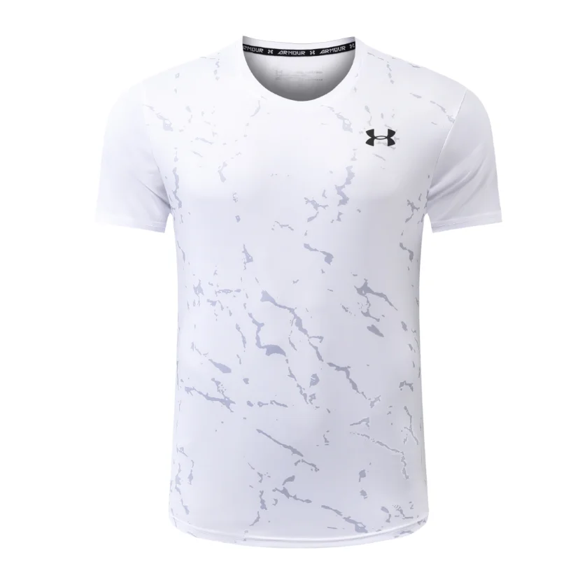 Under Armour Under Armour Marble Print T-Shirt White Men's White - 1