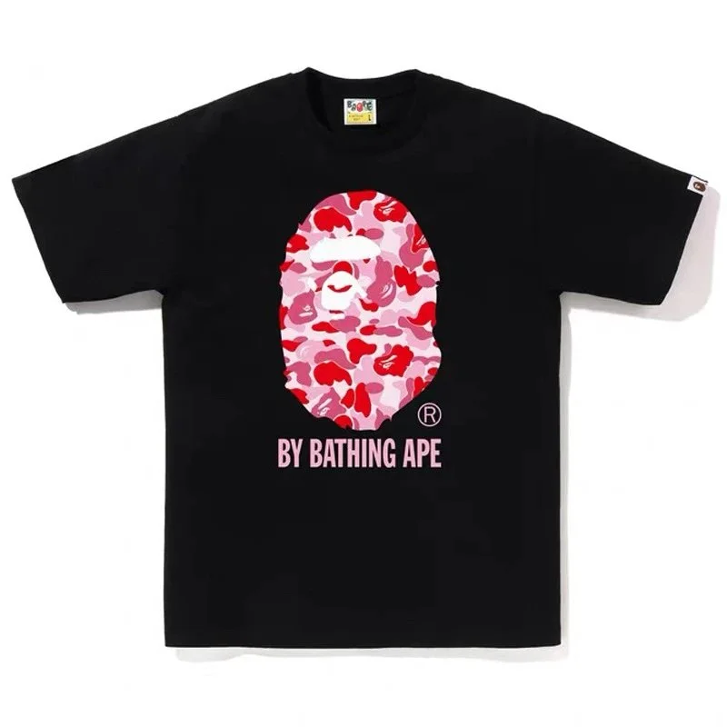 A Bathing Ape A Bathing Ape BAPE STA Black Pink Camo T-Shirt Black - 1