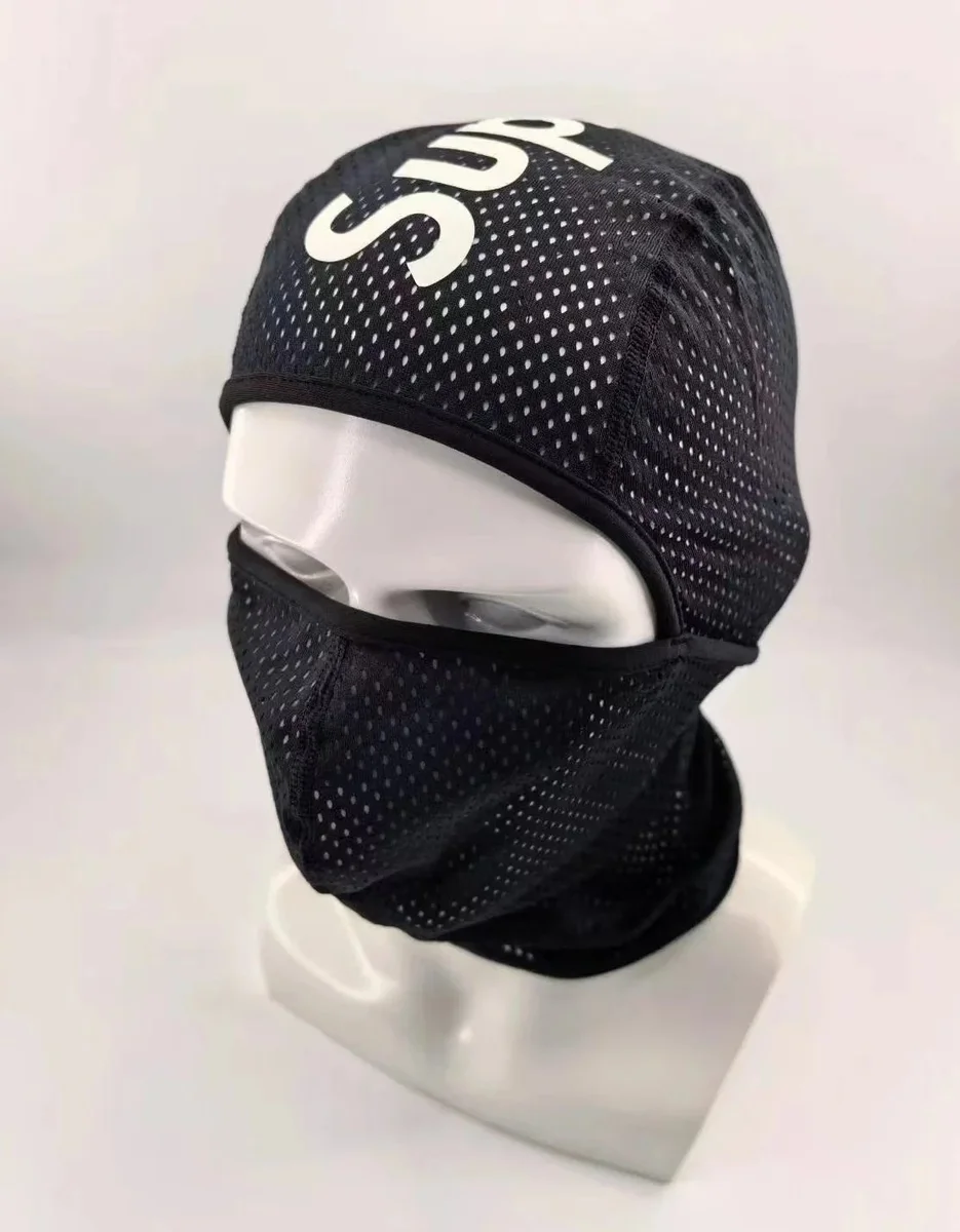 Supreme Supreme Black Mesh Balaclava Headwear Black - 1