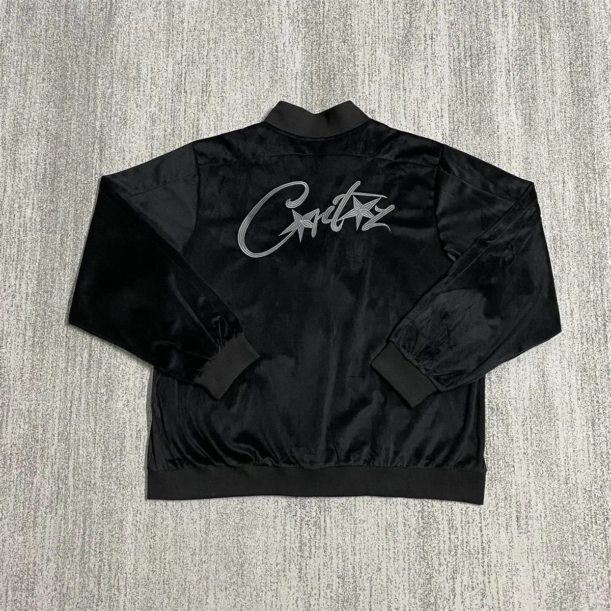 Trapstar Black Embroidered Bomber Jacket