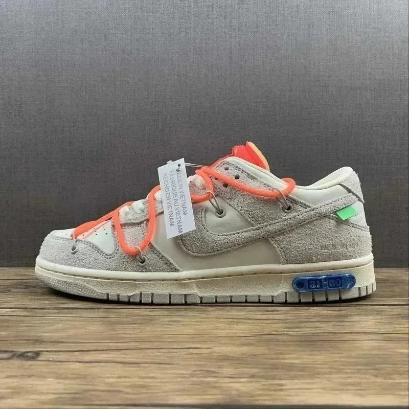 Nike Nike Dunk Low Off-White 'Triple Grey' Sneakers Grey - 1