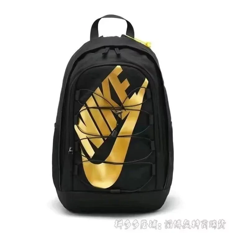 Nike Nike Swoosh Black/Gold Laced Backpack Black