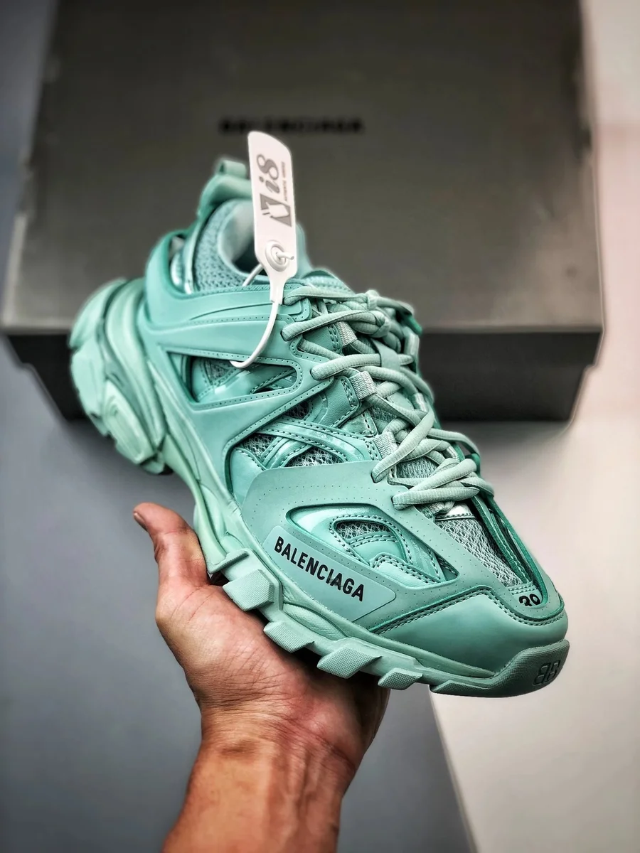 Balenciaga Balenciaga Track Triple S Mint Green Sneakers Green - 1
