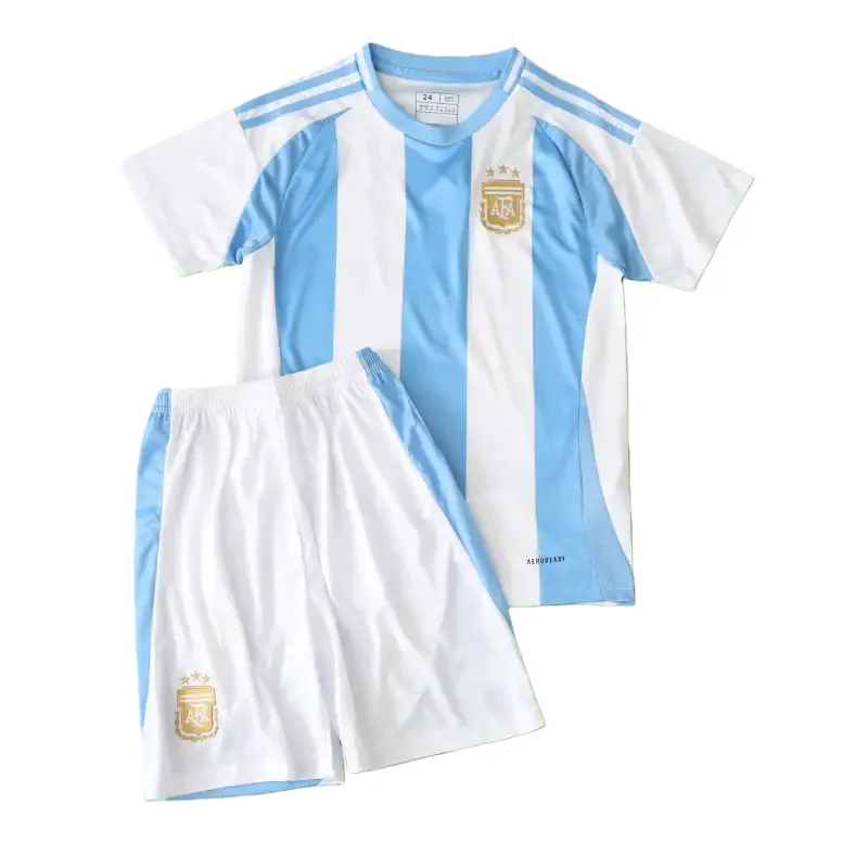 Adidas Adidas Classic Football Argentina Home Jersey & Shorts Set Blue - 1