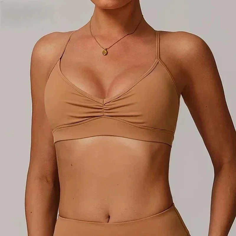 Other Pumpkin Orange Bra DWX9172 Sports Top Orange - 1