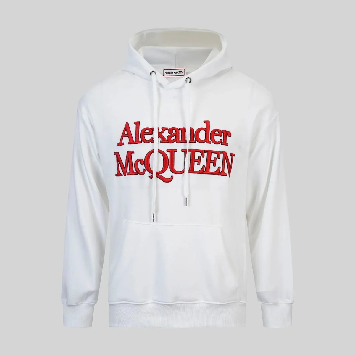 Alexander McQueen Alexander McQueen White Embroidered Hoodie White - 1