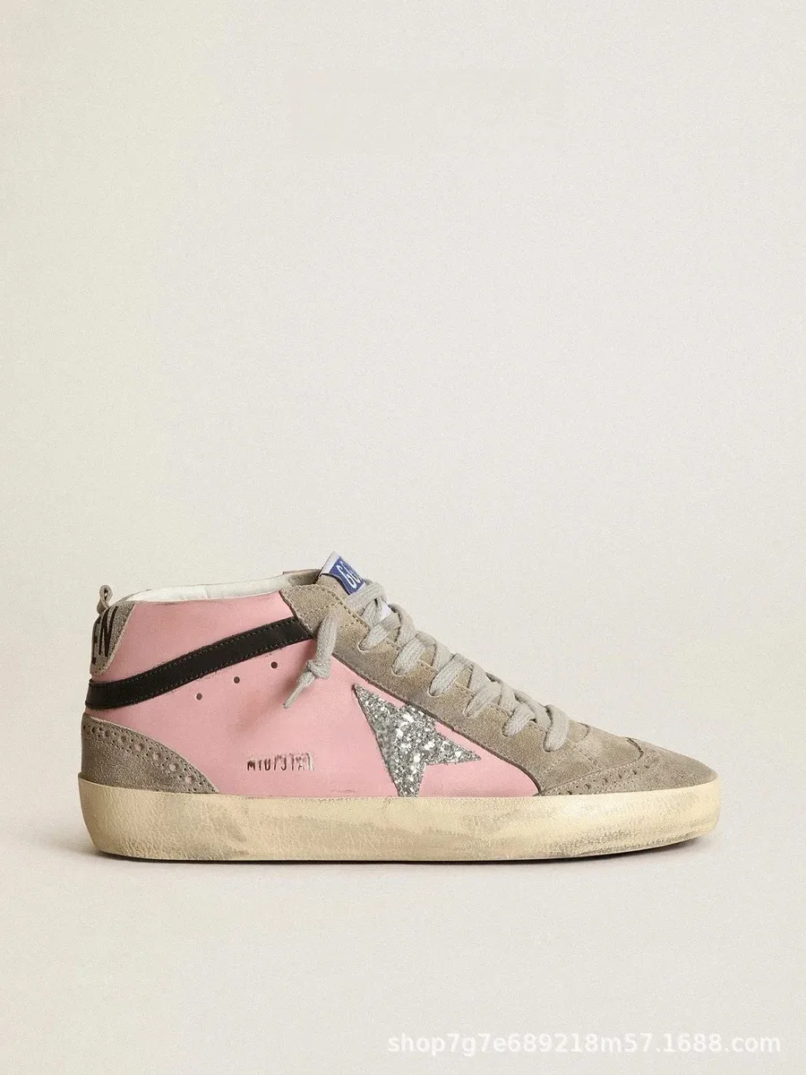 Golden Goose Golden Goose Super-Star Pink/Grey Sneakers Pink - 1