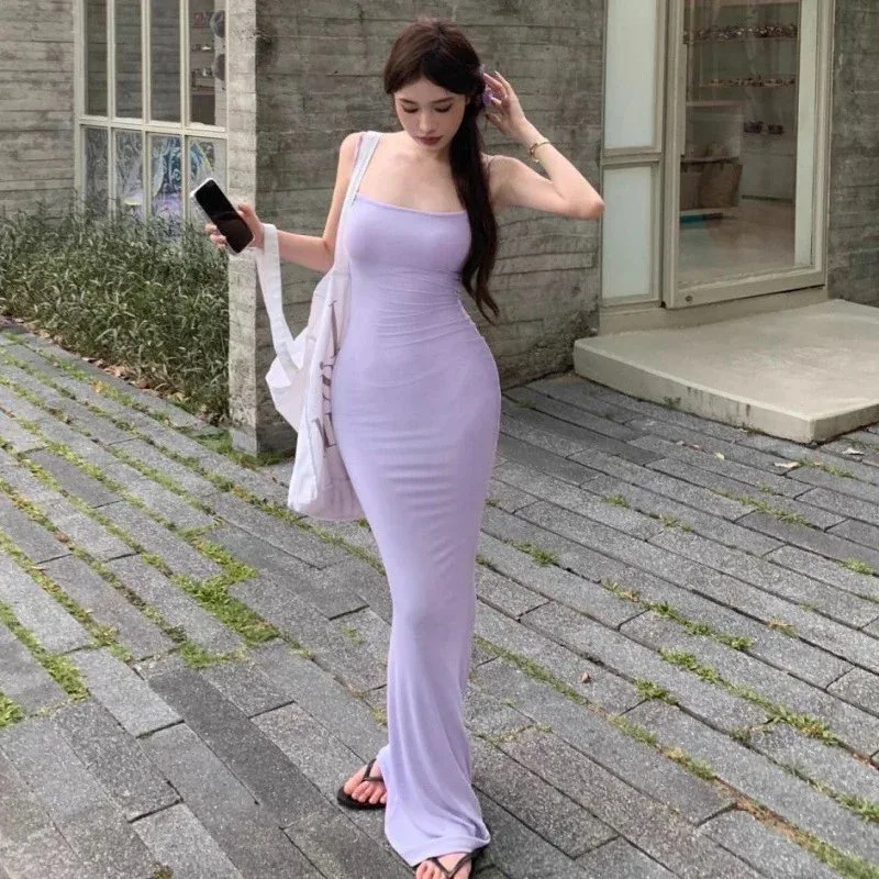 Other Lilac Dress Casual Fit Maxi Dress Purple - 1