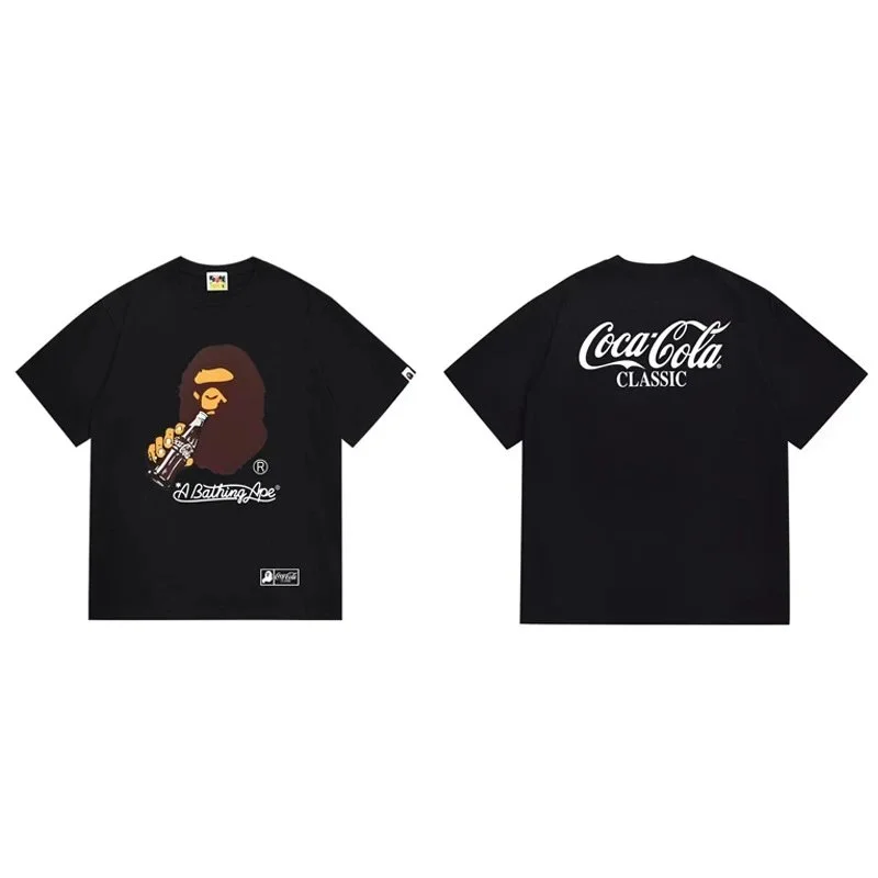 A Bathing Ape A Bathing Ape BAPE STA Coca-Cola Classic Black T-Shirt Black - 1