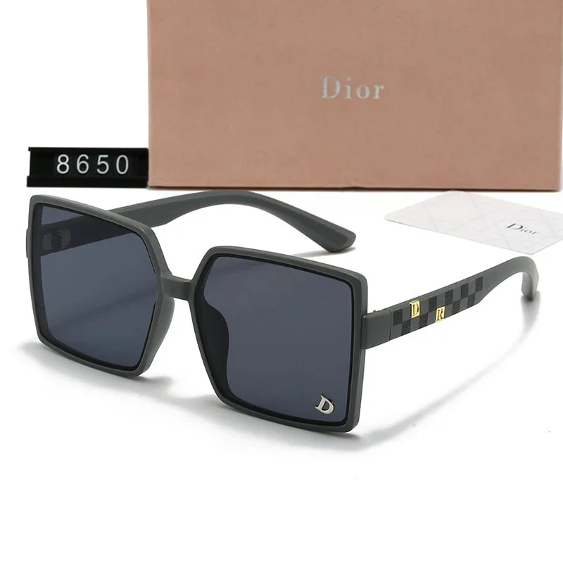 Dior Dior Lady Dior Square Sunglasses 8650-C Eyewear Grey - 1