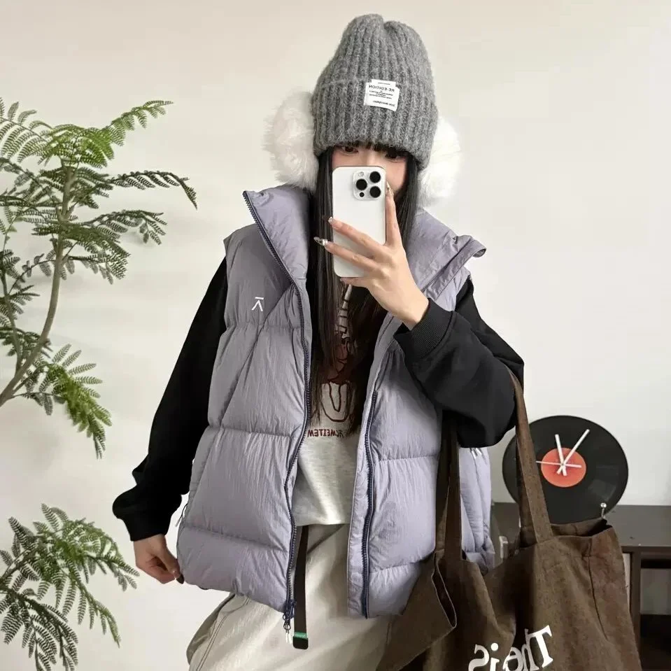 Other Unisex Light Purple Puffer Vest GAG3110907G Purple - 1