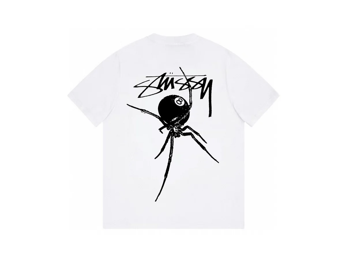 Stussy Stussy Stüssy Spider T-Shirt White White - 1