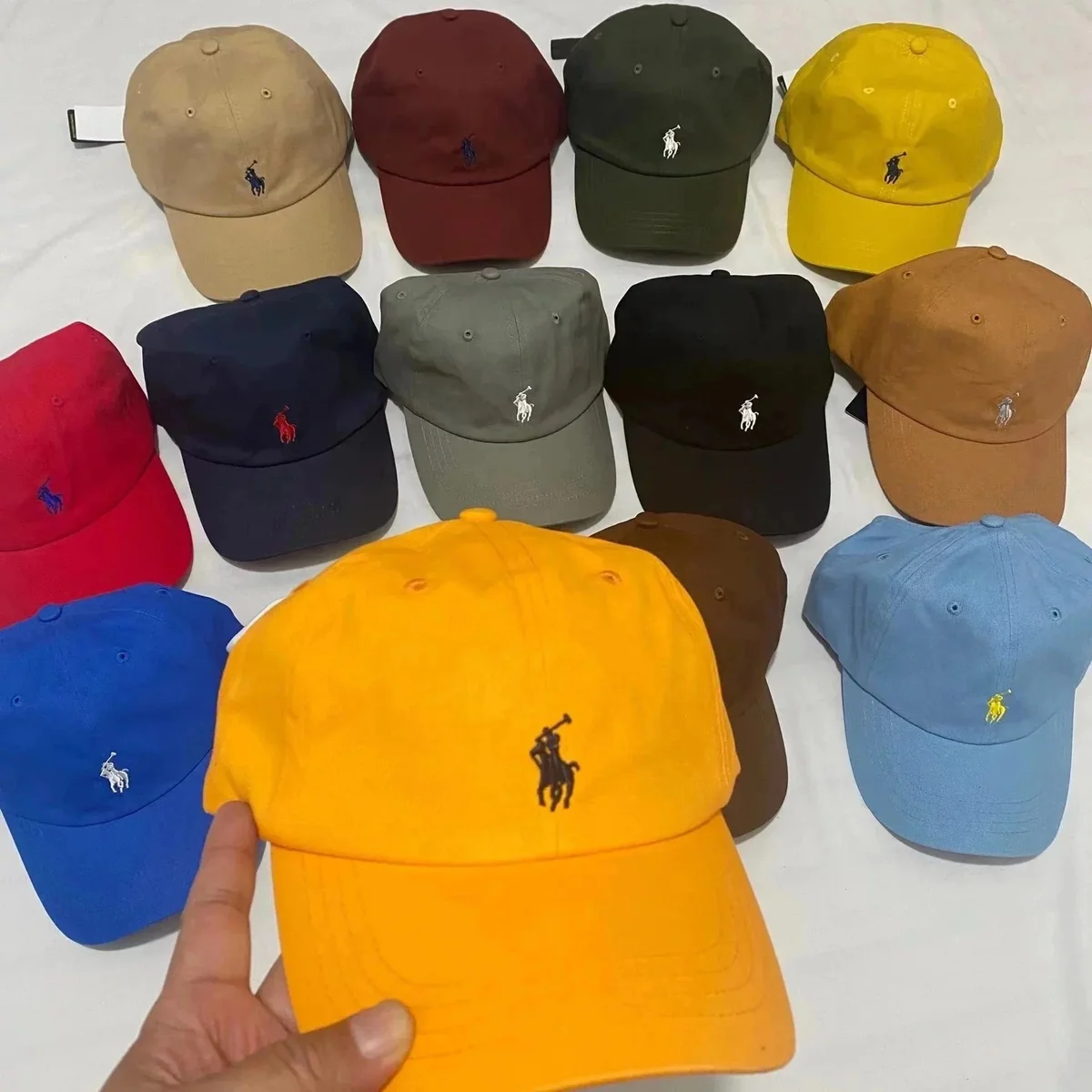 Polo Ralph Lauren Polo Ralph Lauren Classic Logo Orange Baseball Cap Orange
