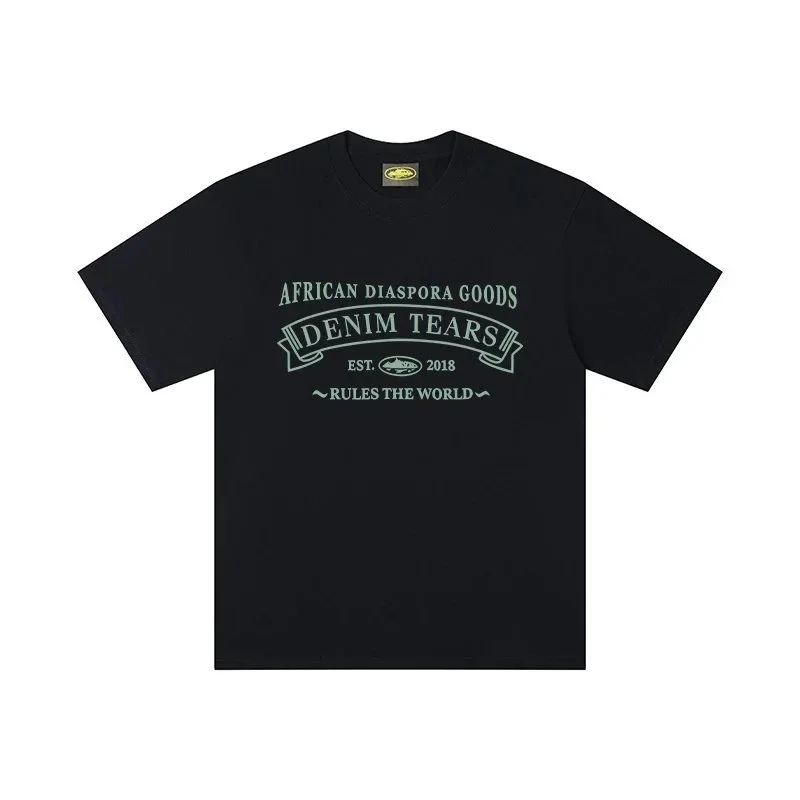 Other Black 'Denim Tears' T-Shirt Black - 1