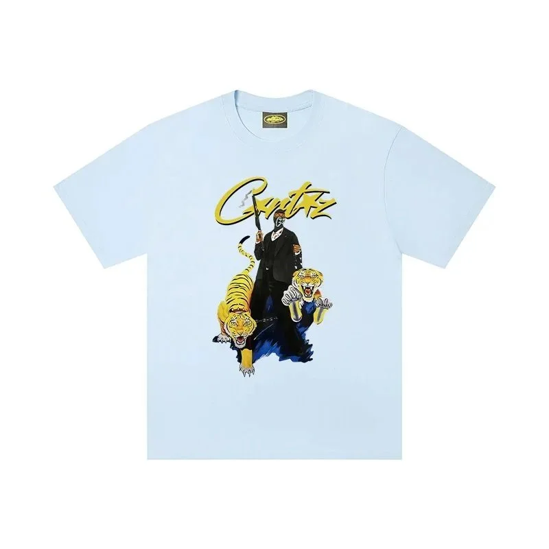 Other Light Blue Corteiz Graphic T-Shirt Blue - 1