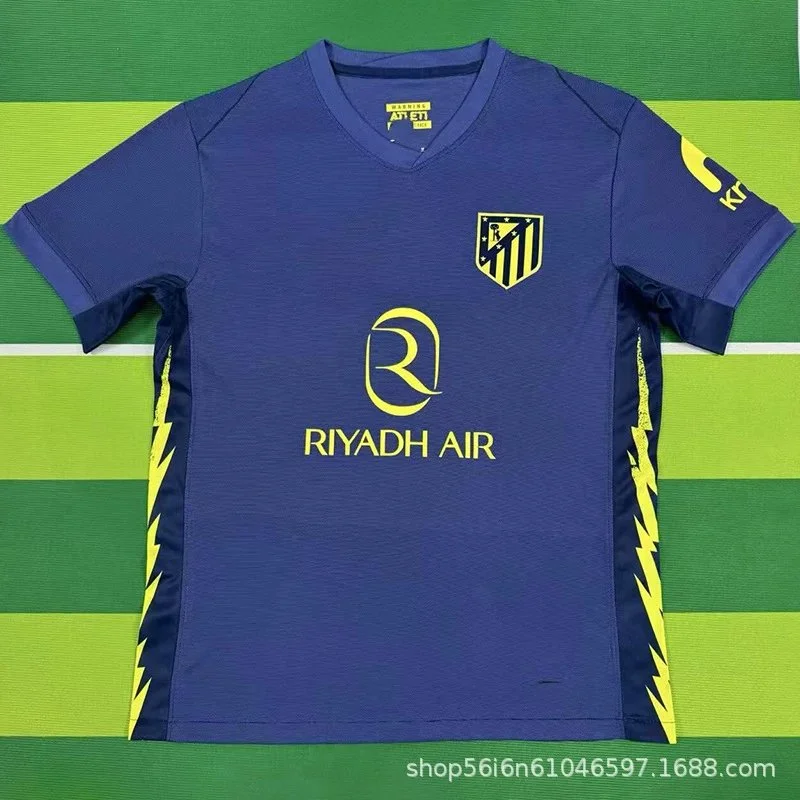 Other Atletico Madrid 25-26 Away Jersey Blue Yellow Soccer Shirt Blue - 1
