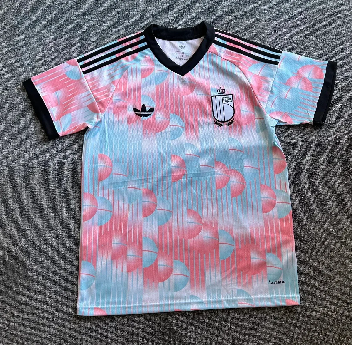 Adidas Adidas Classic Football Belgium Away Jersey Blue - 1