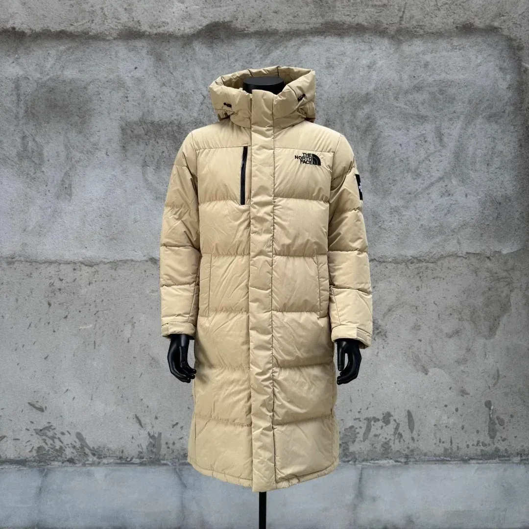 The North Face The North Face Nuptse Beige Long Down Jacket Beige