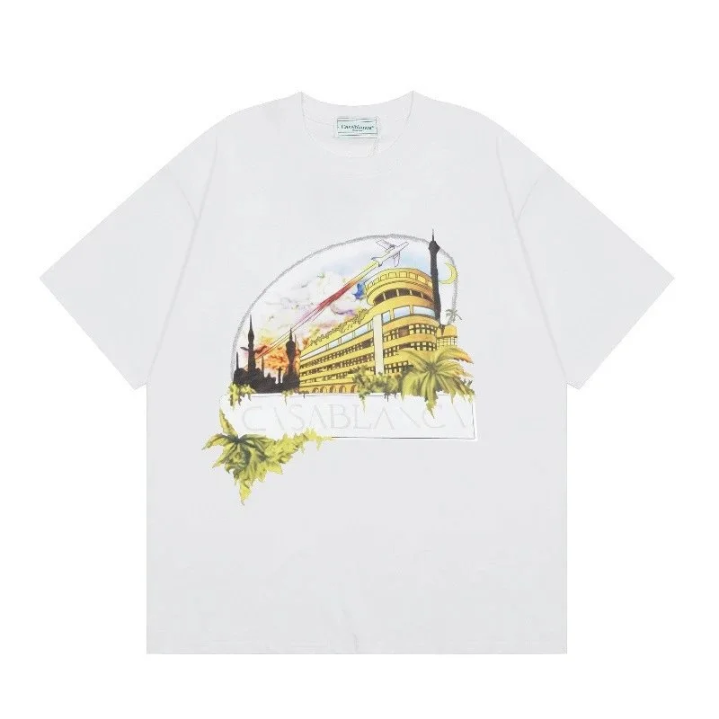 Casablanca Casablanca Cityscape White T-Shirt White - 1