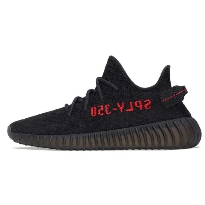 Adidas Adidas Yeezy 350 Triple Black Red Sneakers Black - 1