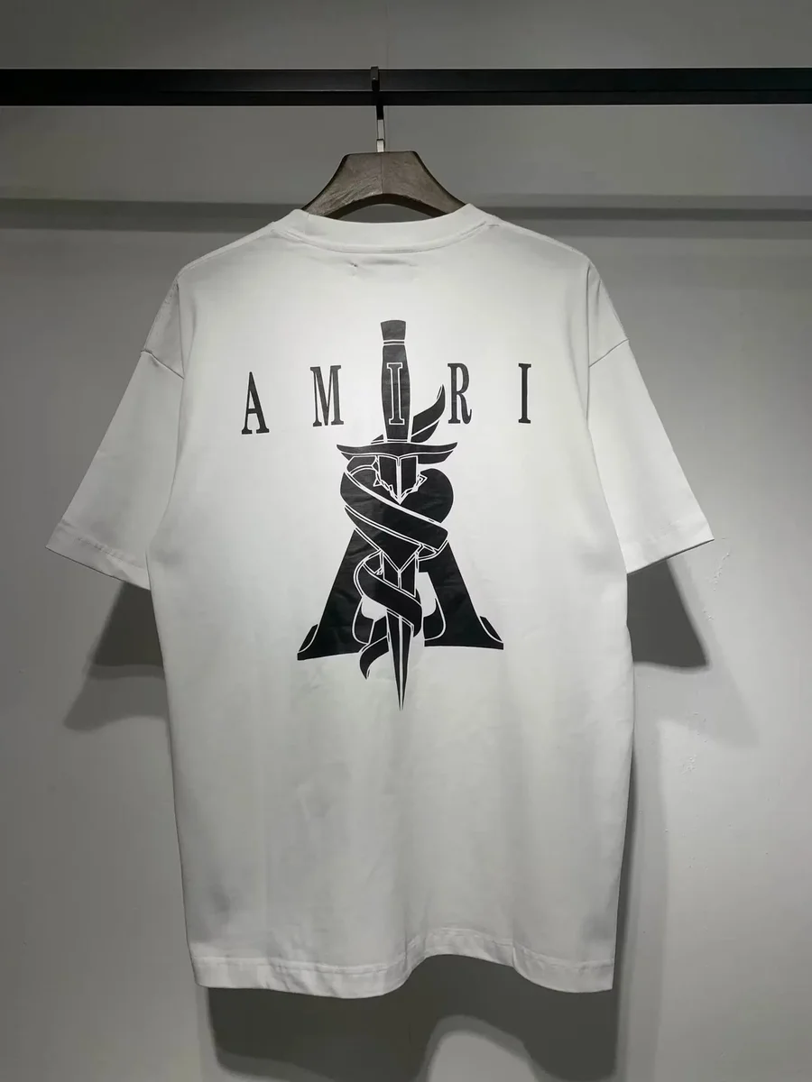 Amiri Amiri AMIRI White Graphic T-Shirt White - 1