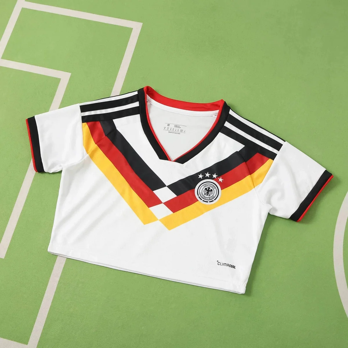 Adidas Adidas Classic Football Germany Jersey White Red Yellow White - 1
