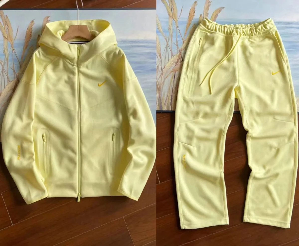 Nike Nike Tech Fleece Butter Yellow Tracksuit Yellow