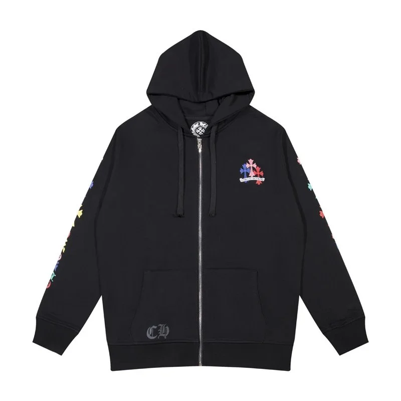 Chrome Hearts Chrome Hearts Floral Cross Black Hoodie Black