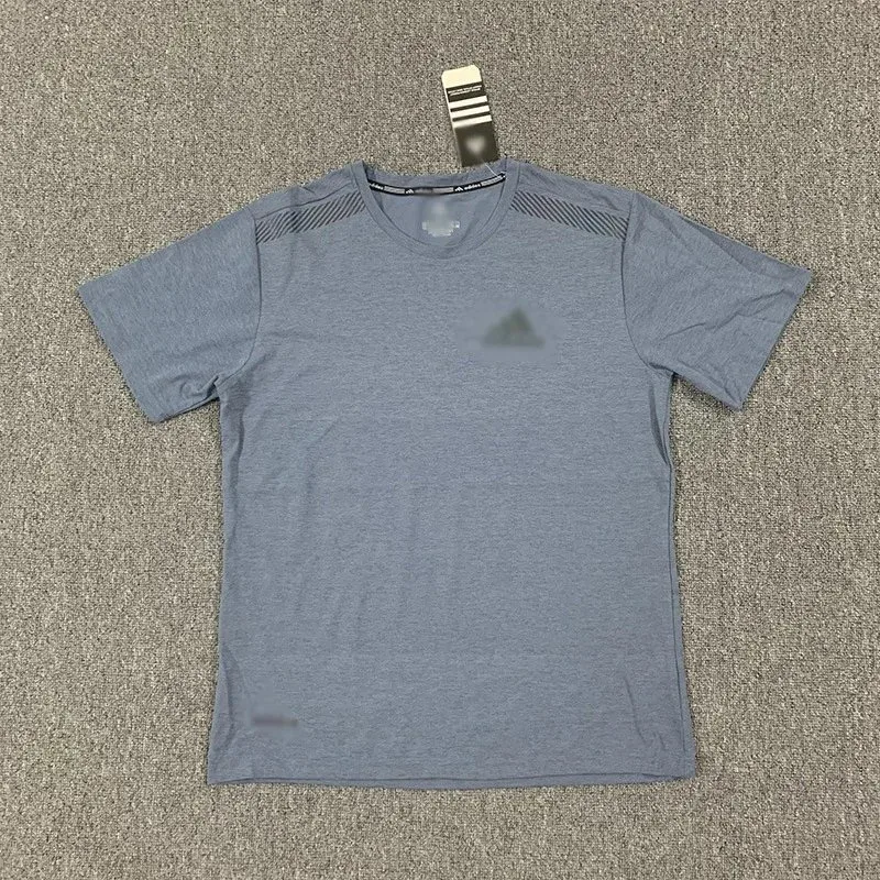 Adidas Adidas Aeroready Heather Grey Performance T-Shirt Grey