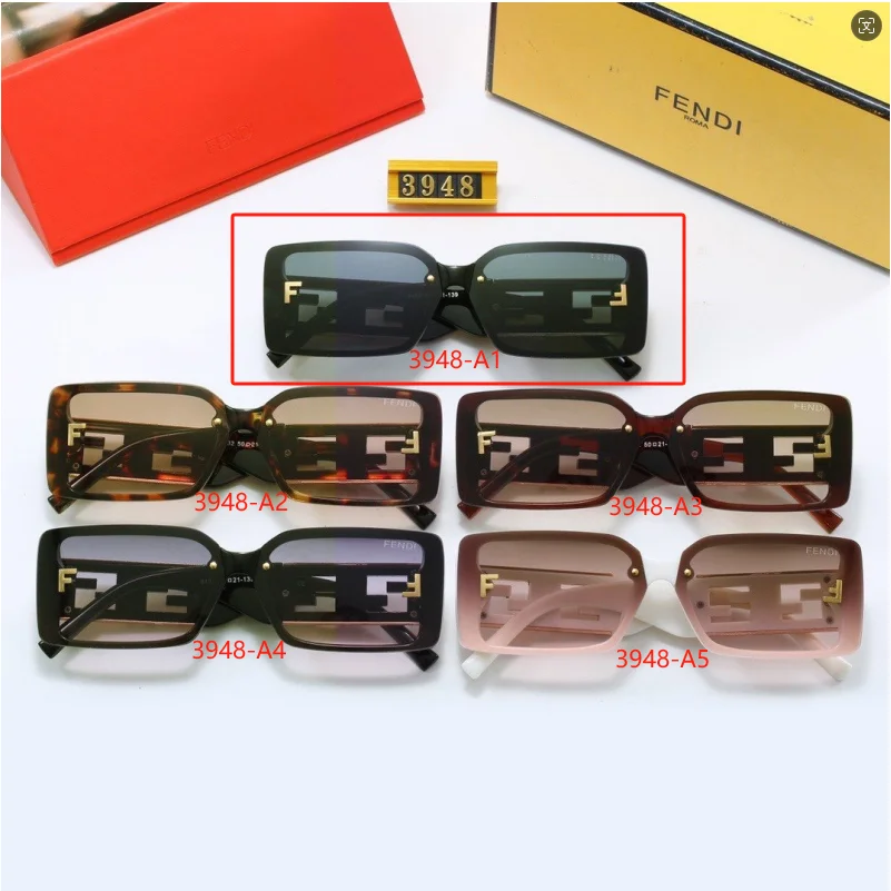Fendi Fendi Iconic 3948-A1 Black Sunglasses Black - 1