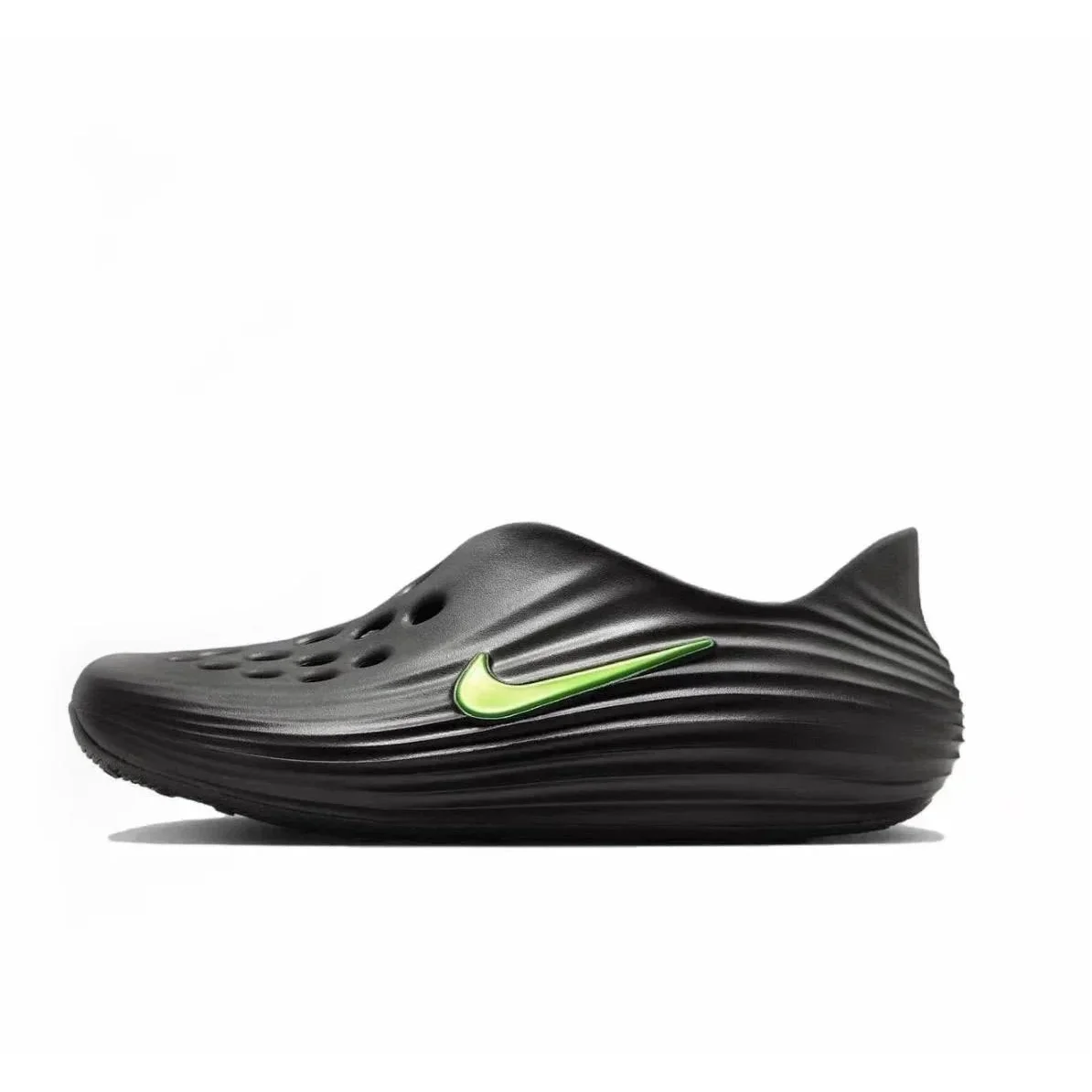 Nike Nike Black/Green Clog Black