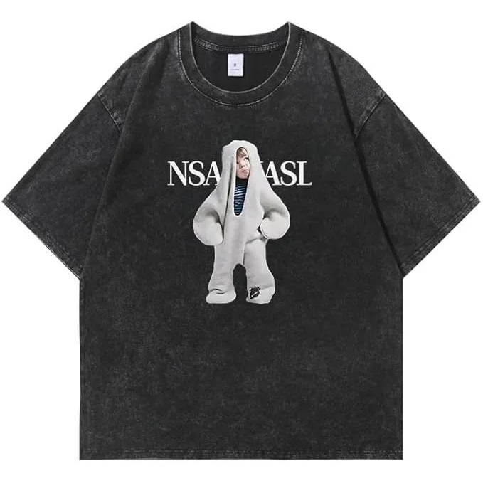 Other Unisex NSANASL Graphic T-Shirt in Black Black - 1
