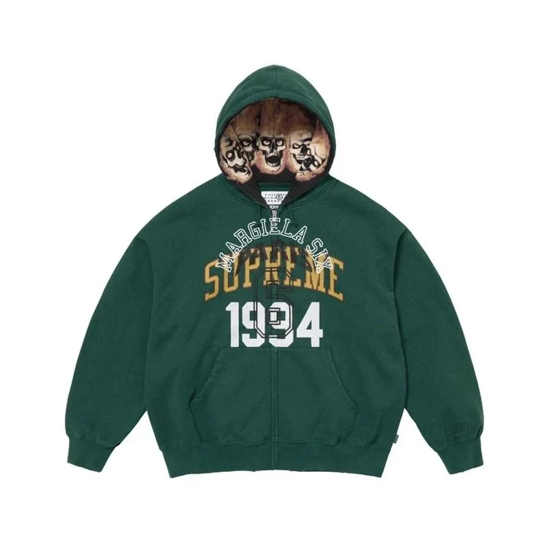 MM6 Maison Margiela MM6 Maison Margiela Green Supreme 1994 Hoodie Green - 1