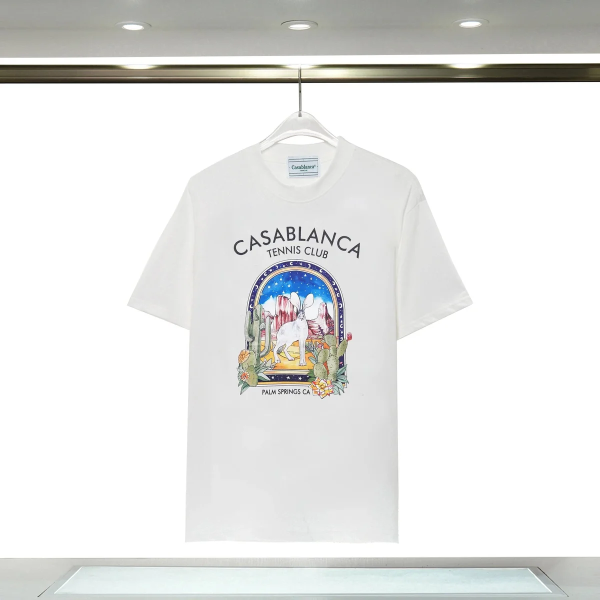 Casablanca Casablanca Tennis Club White Graphic T-Shirt White - 1