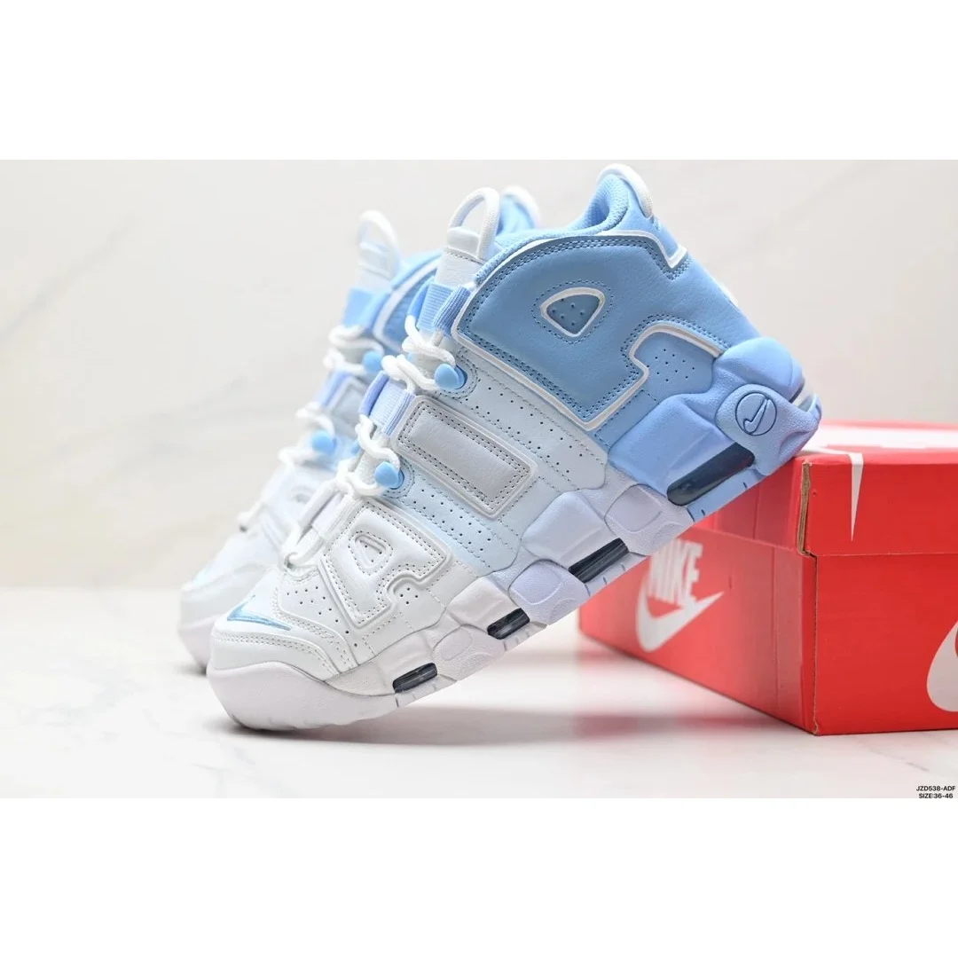Nike Nike Air More Uptempo Sail/University Red Sneakers Blue
