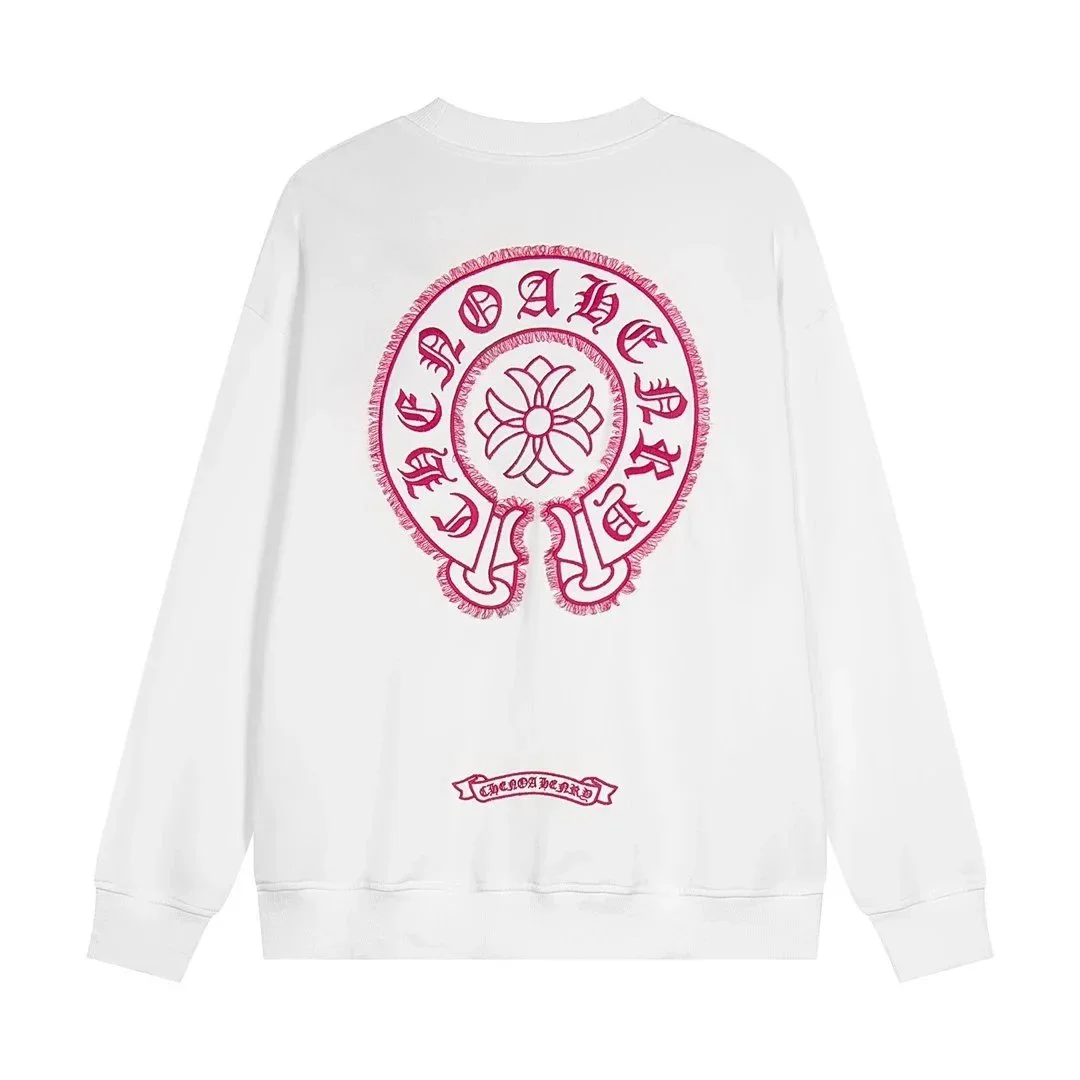Chrome Hearts Chrome Hearts CH Cross White/Pink Sweatshirt White