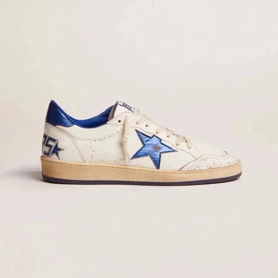 Golden Goose Golden Goose Super-Star White/Blue Sneakers White - 1