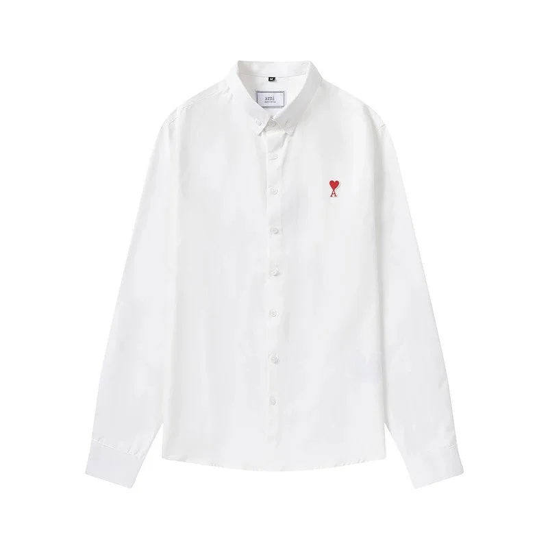 Ami Paris AMI 802 White Long Sleeve Shirt White - 1