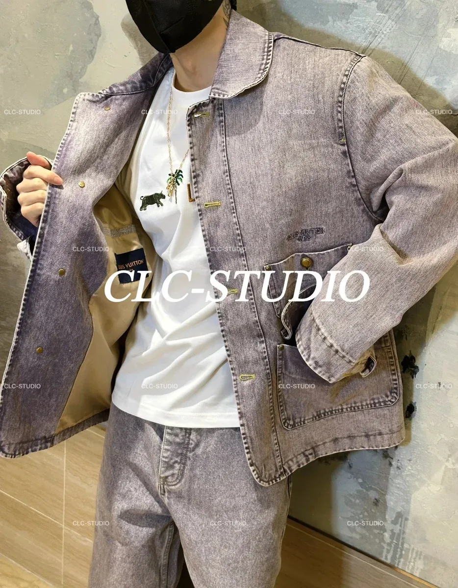 Louis Vuitton Louis Vuitton Tabi Denim Jacket Grey