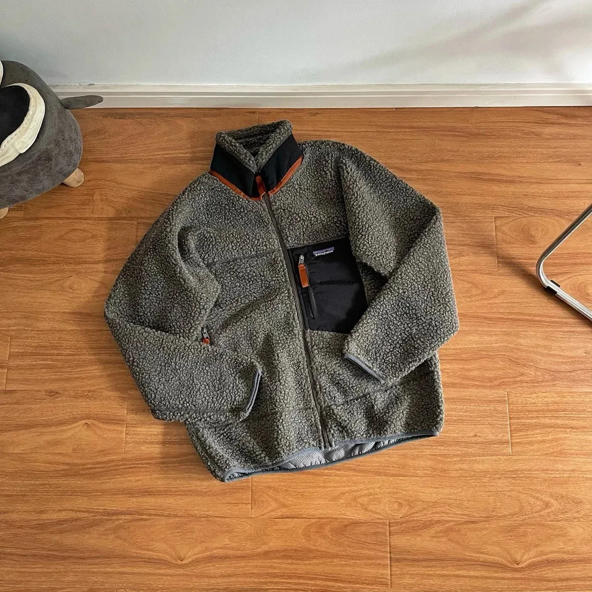 Patagonia Patagonia Classic Synchilla Charcoal Grey Fleece Jacket Grey - 1
