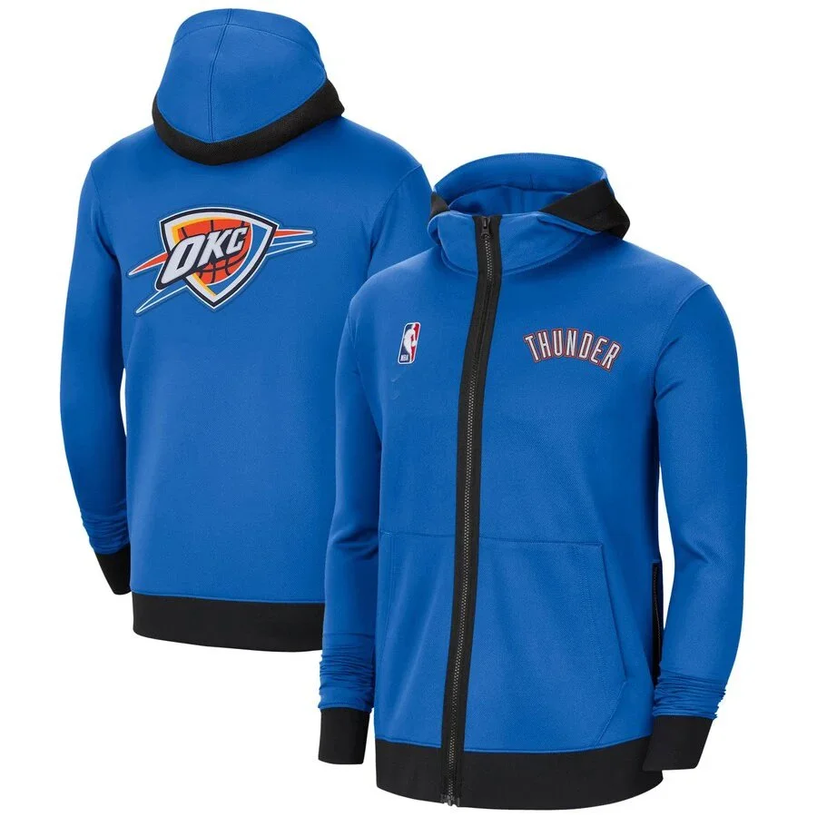 Nike Nike Air Jordan Thunder Blue Full-Zip Hoodie Blue - 1