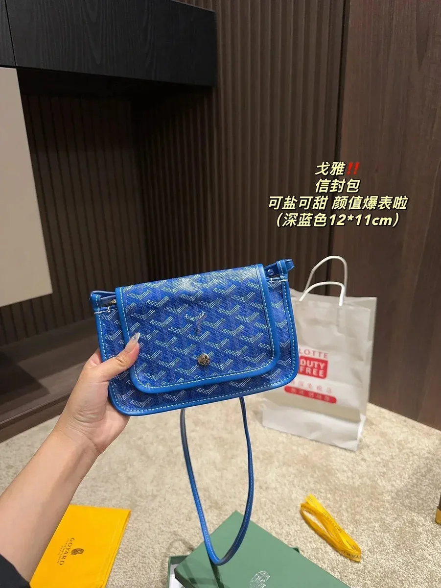 Goyard Goyard EGOYARD Deep Blue Crossbody Bag Blue - 1