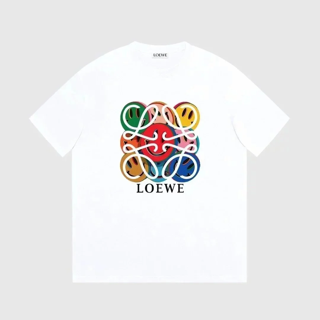 Loewe Loewe Anagram White Smiley 002 T-Shirt White