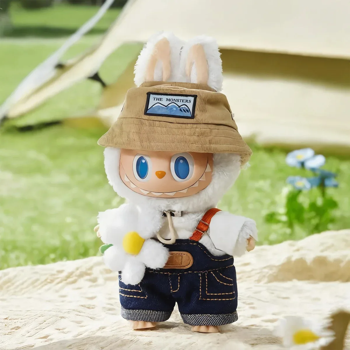 Pop Mart Pop Mart The Monsters Bunny Overalls Doll Blue