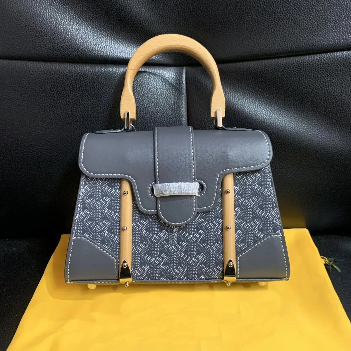 Goyard Goyard YARD Structured Handbag Dark Grey Grey