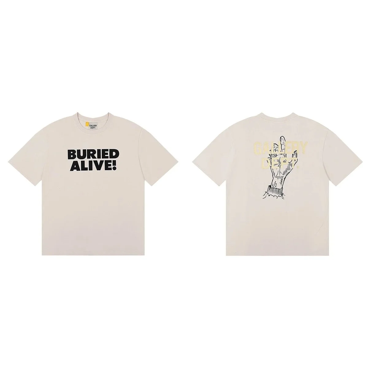 Gallery Dept. Gallery Dept. Buried Alive! T-Shirt Beige Beige - 1