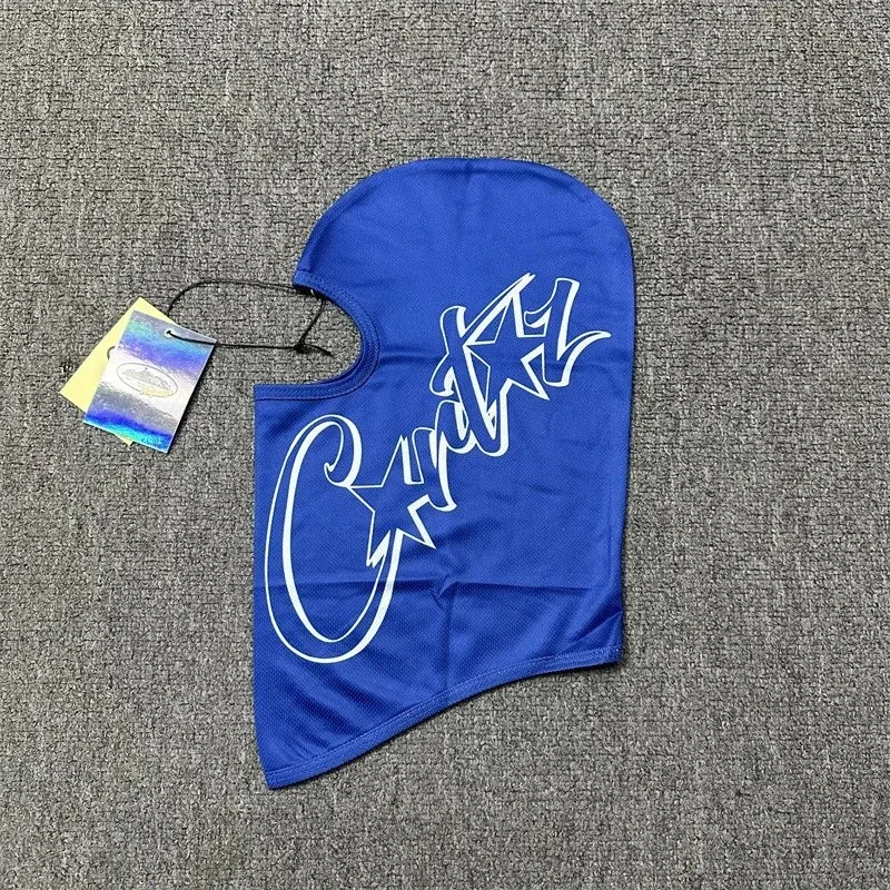 Other Blue Capital Face Mask Headwear Blue - 1