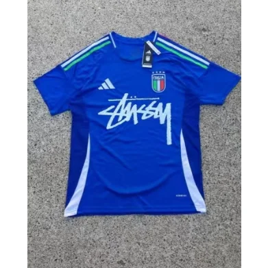 Adidas Adidas Stussy Italy 2 Jersey Shirt Blue - 1