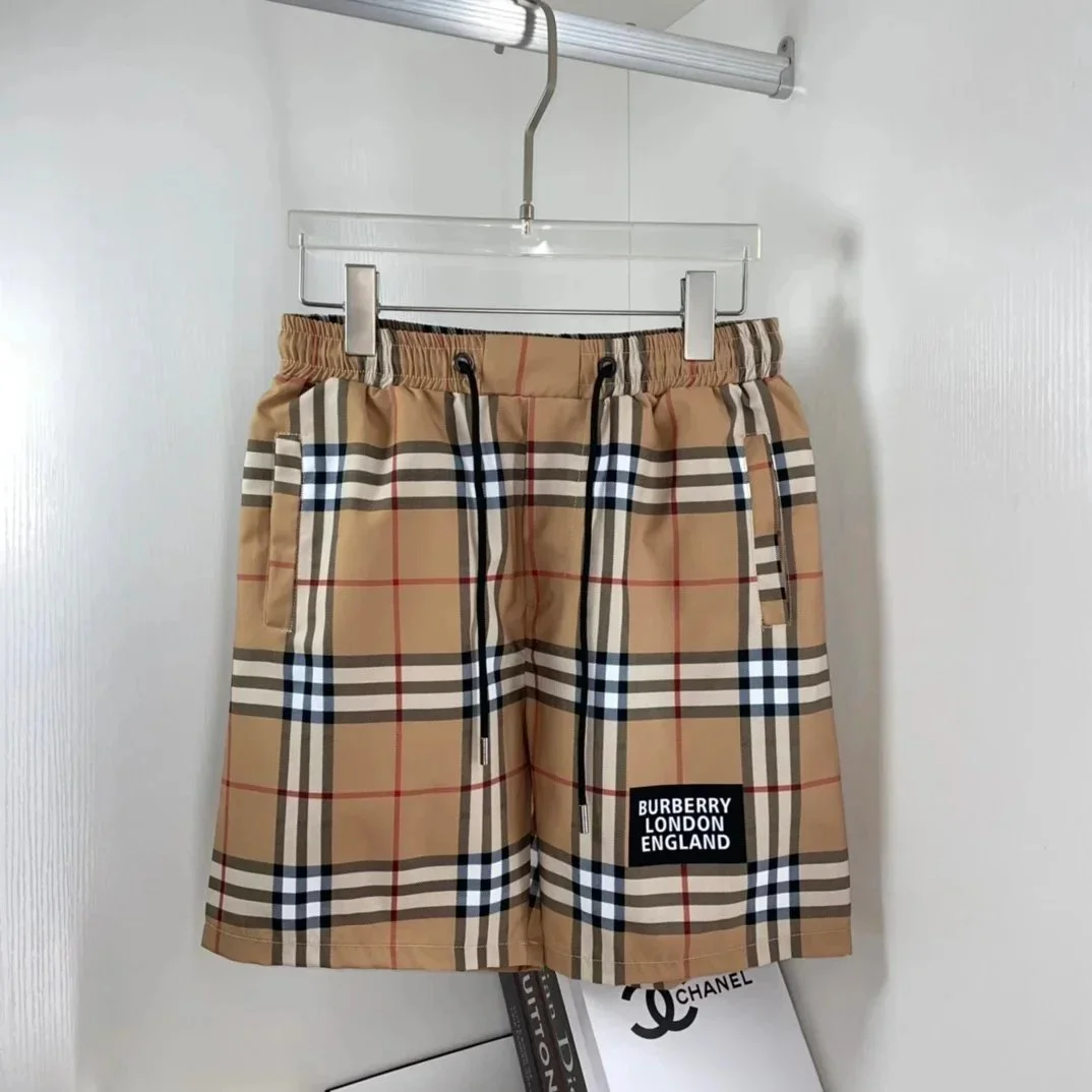 Burberry Burberry Classic Check Shorts Beige Casual Beige - 1