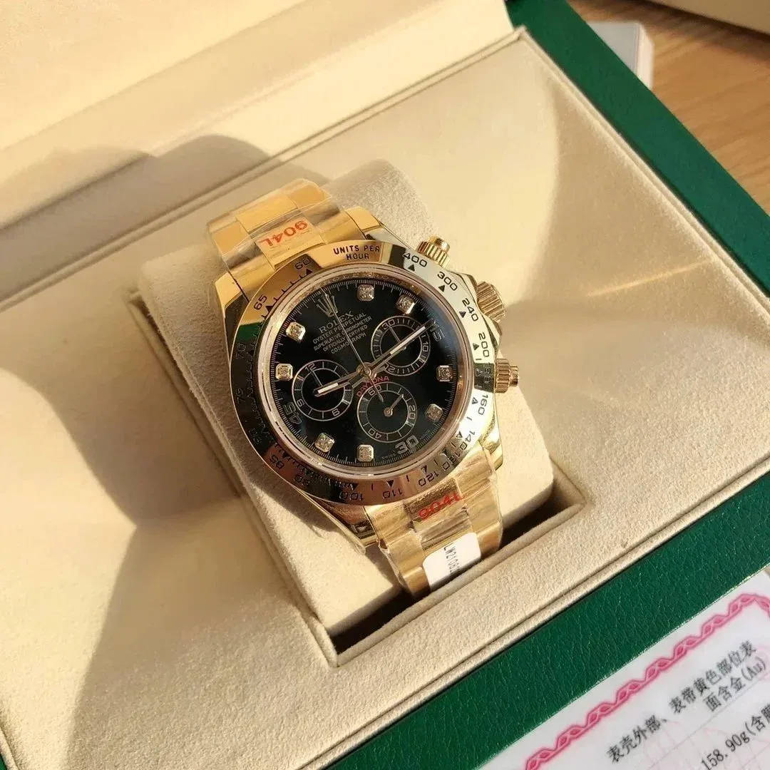 Rolex Rolex Daytona Gold/Black Watch Black
